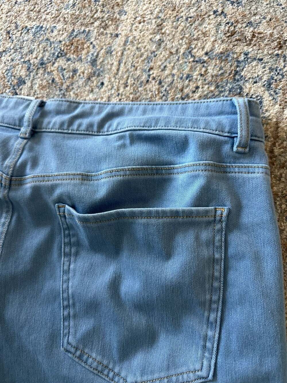 Halara Regular XL Women's Casual Stretch Denim Bermuda Shorts - Picture 5 of 5